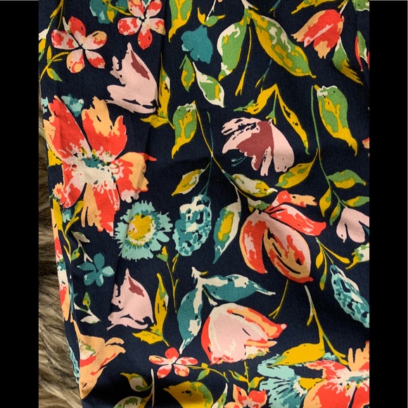 Floral cotton capris Size small 4/6 - Picture 4 of 7
